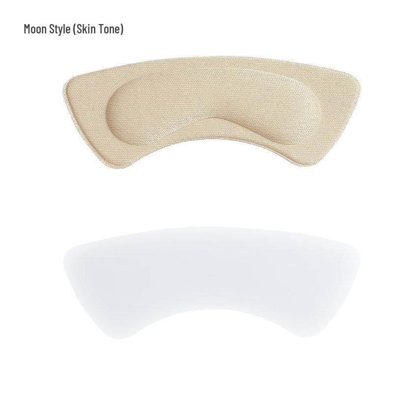 Adjustable Soft Invisible Heel Sticker for Anti-Wear and Anti-Drop Protection In High Heel and Sports Shoes - Half Size with Color Bag Packaging