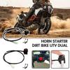 Universal Motorcycle Kill Stop Switch Red Push Button Handlebar Mounted Bars Horn Starter