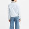 Levis Faux Shearling Warm Denim Jacket Winter Fleece Coat Women Jackets Light-Blue 36137-0047
