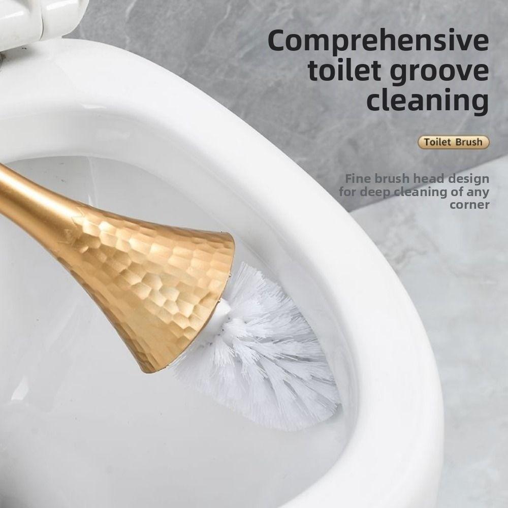 Light Luxury Long Handle Toilet Brush Exquisite Floor Toilet Cleaning Tool  Shower Area