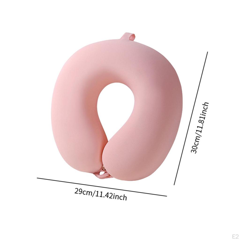 Podróżna poduszka pod kark z pianki memory Ergonomiczny kształt na podróż pociągiem lub autobusem Poszewka zapinana na zamek