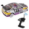 1:10 2.4G 4WD High Power LED Light Drift Racing Car Stunt Driving RC Electric Toy for KidDual