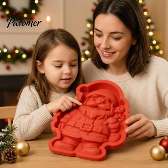 Artistic Garden Ornament Mold Christmas Stepping Stone Mold, Silicone Tree Santa Wreath Gingerbread Man Design, Resin Art Supplies for Beginners