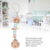 Baby Silicone Pacifier Chain Drop Proof Safe DIY Lightweight Pacifier Clip Holder for Toddlers Light Green