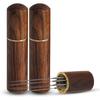 Stainless Steel Coffee Powder Tamper Wood Handle Coffee Distributor Portable Espresso Powder Leveler Coffee Stirring Tool