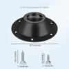 Table Leg Base Aluminium Pedestal Table Base Flange Dinette Table and Floor Mount Base with 6 Mounting Hole