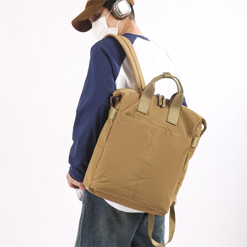 Unisex Lässiger Outdoor-Rucksack: Großes Fassungsvermögen, Wasserabweisend, Strukturierte Unifarbe, Ideal für Reisen, Sport und den täglichen Weg zur Arbeit.