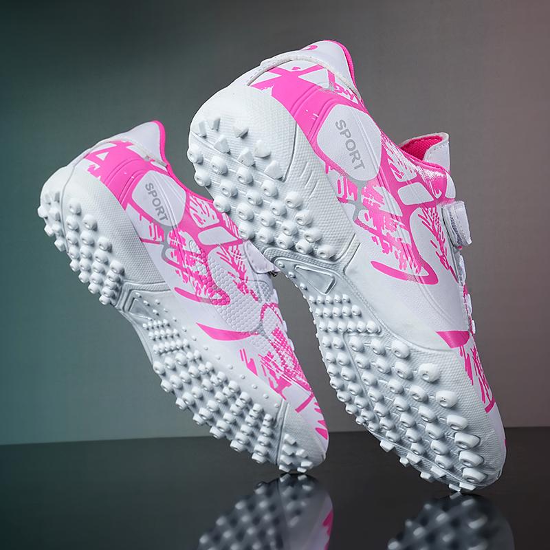 Football Shoes Chindren Soccer Shoes Kids Football Boots Boy Girls Professional Soccer Cleats Antiskid Chaussure Football TF/FG Outdoor Football Shoes