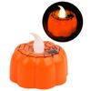 Halloween Pumpkin Flameless Candles Battery Operated Led Tea Lights Flickering Pumpkin Lamp Halloween Party Props Decoration