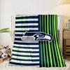 Coperta Portatile/Morbida Seattle Seahawks Logo Coperta da Letto Adatta per Viaggi Campeggio Soggiorni Uffici Divani Regali per Fan