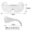 Staubdichte Tropfenabweisende Transparente Schutzbrille Goggles Schutzkleidung für die Augen