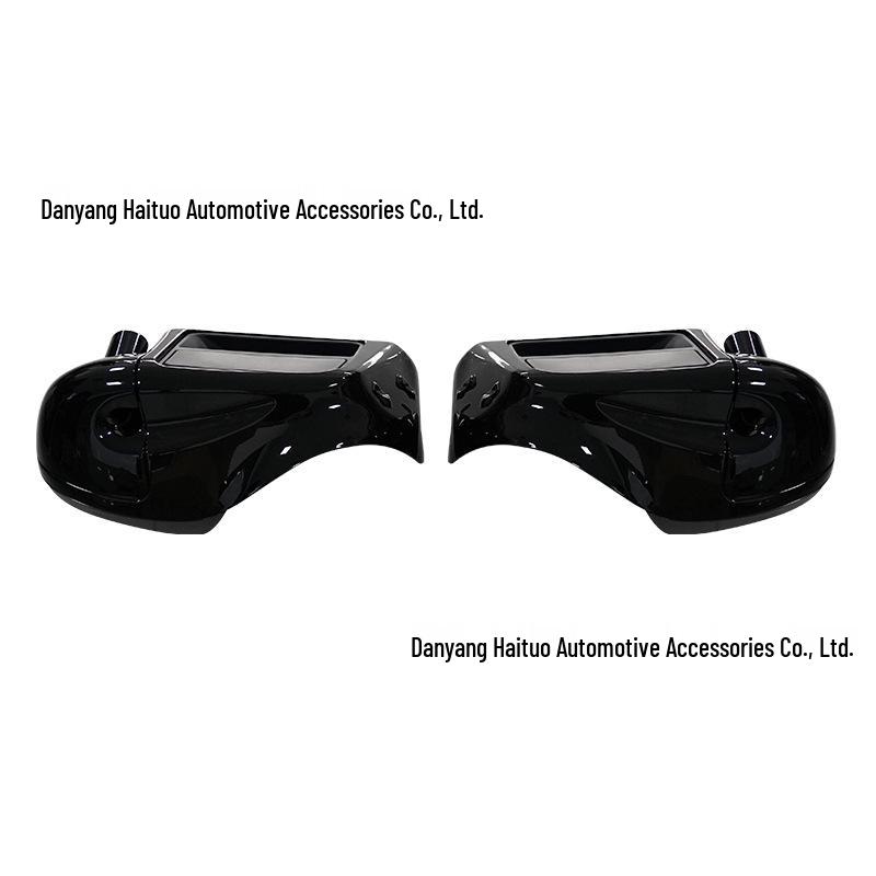 New Gloss Black Motorcycle Leg Guard with Storage for Harley