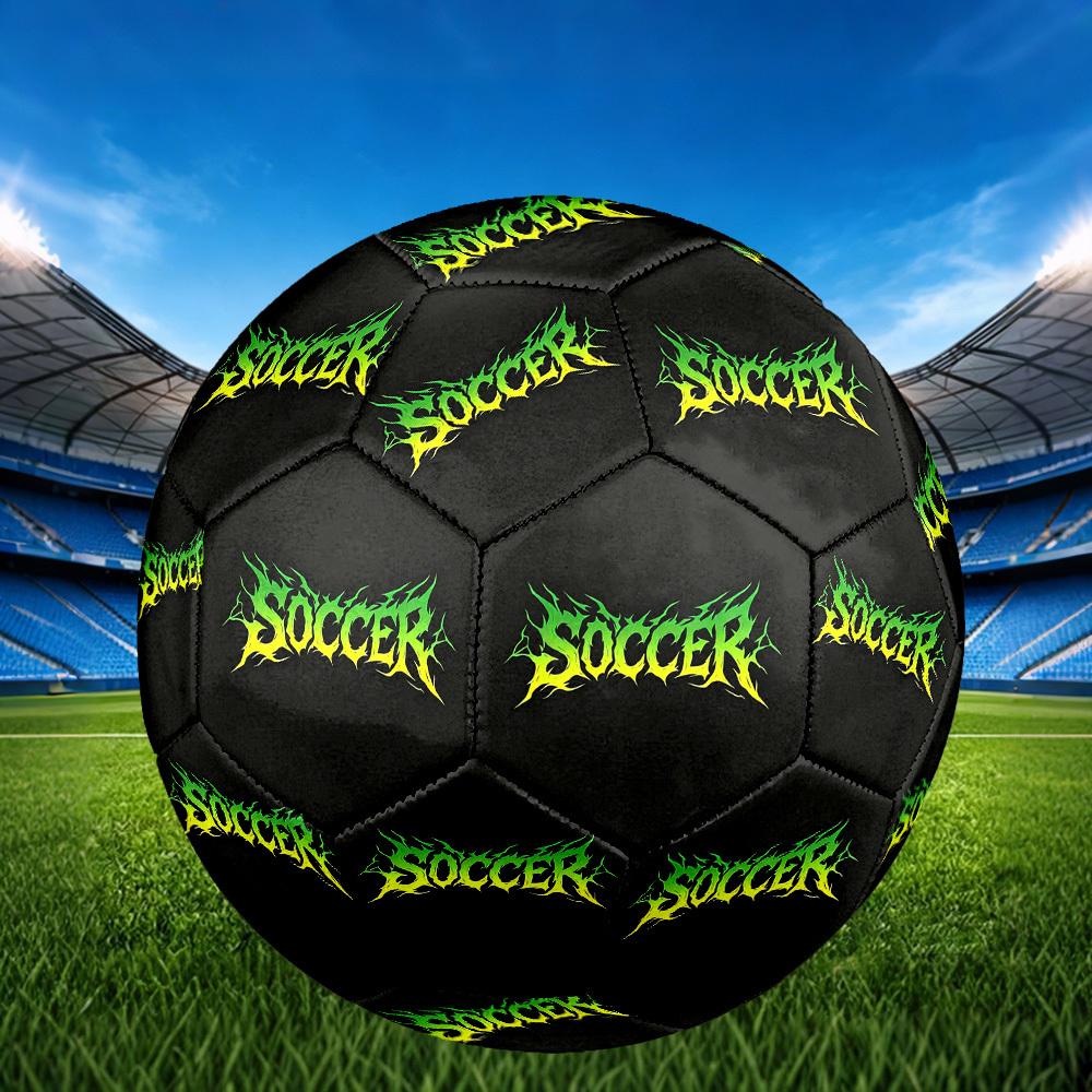 1pc Soccer Flame Art Size 5 Soccer Ball Professional Match Training Football Indoor &Outdoor Sports Ball Lightweight Durable c6526