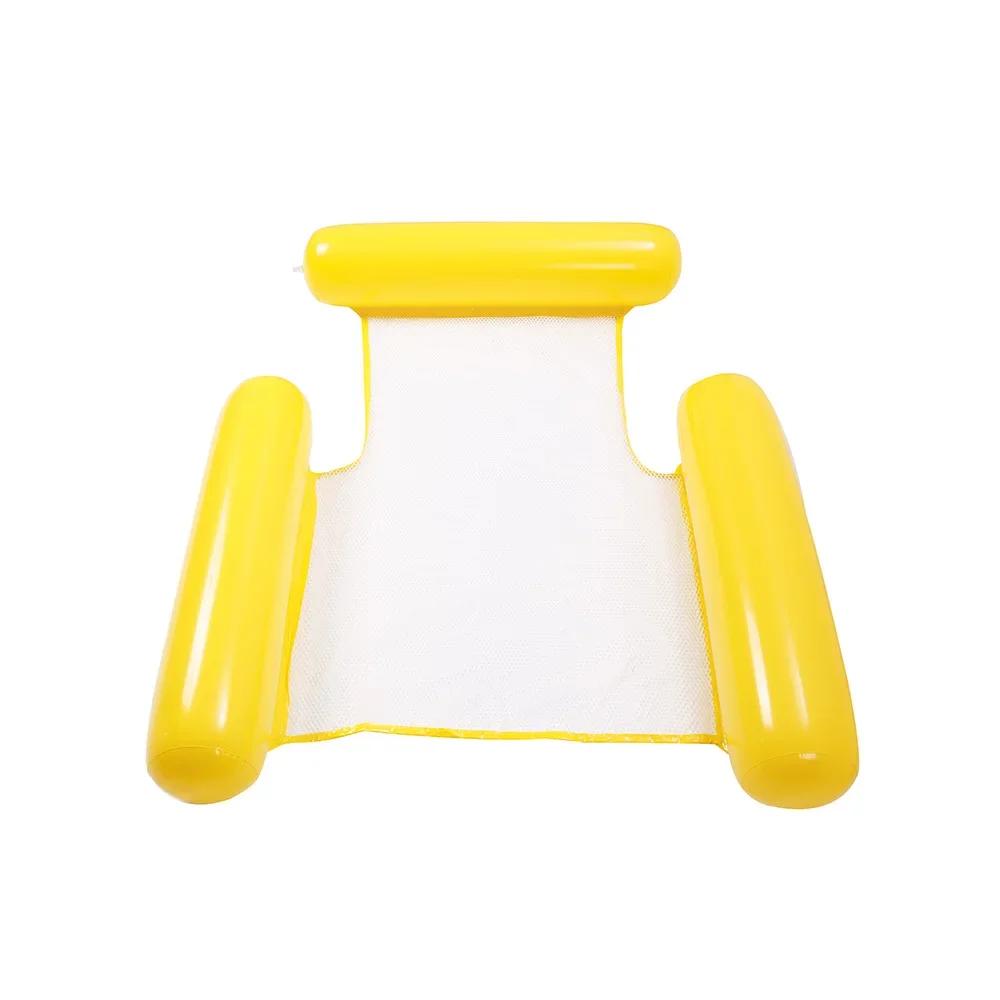Small Inflatable Water Bed Inflatable Floating Backrest Lounge Chair Party Floating Bed Mattress Sports  Lounge Bed for Swimming