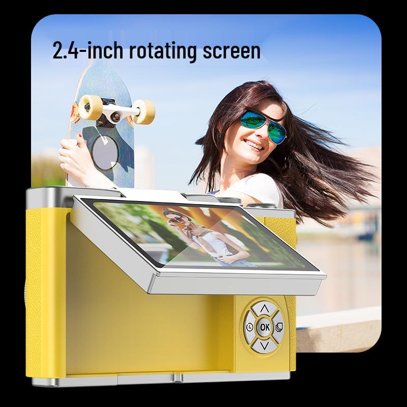 2025 Dual Camera Retro Digital Selfie Camera - Entry-Level CCD Model for Students