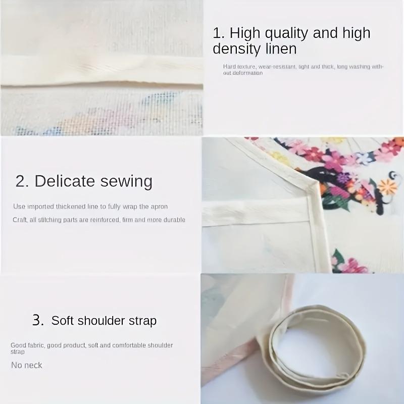 1pc Large Solid Color Background Romantic Heart Pattern Apron, Home Decoration Kitchen Wear, Sleeveless Durable Washable Unisex Cooking Apron,