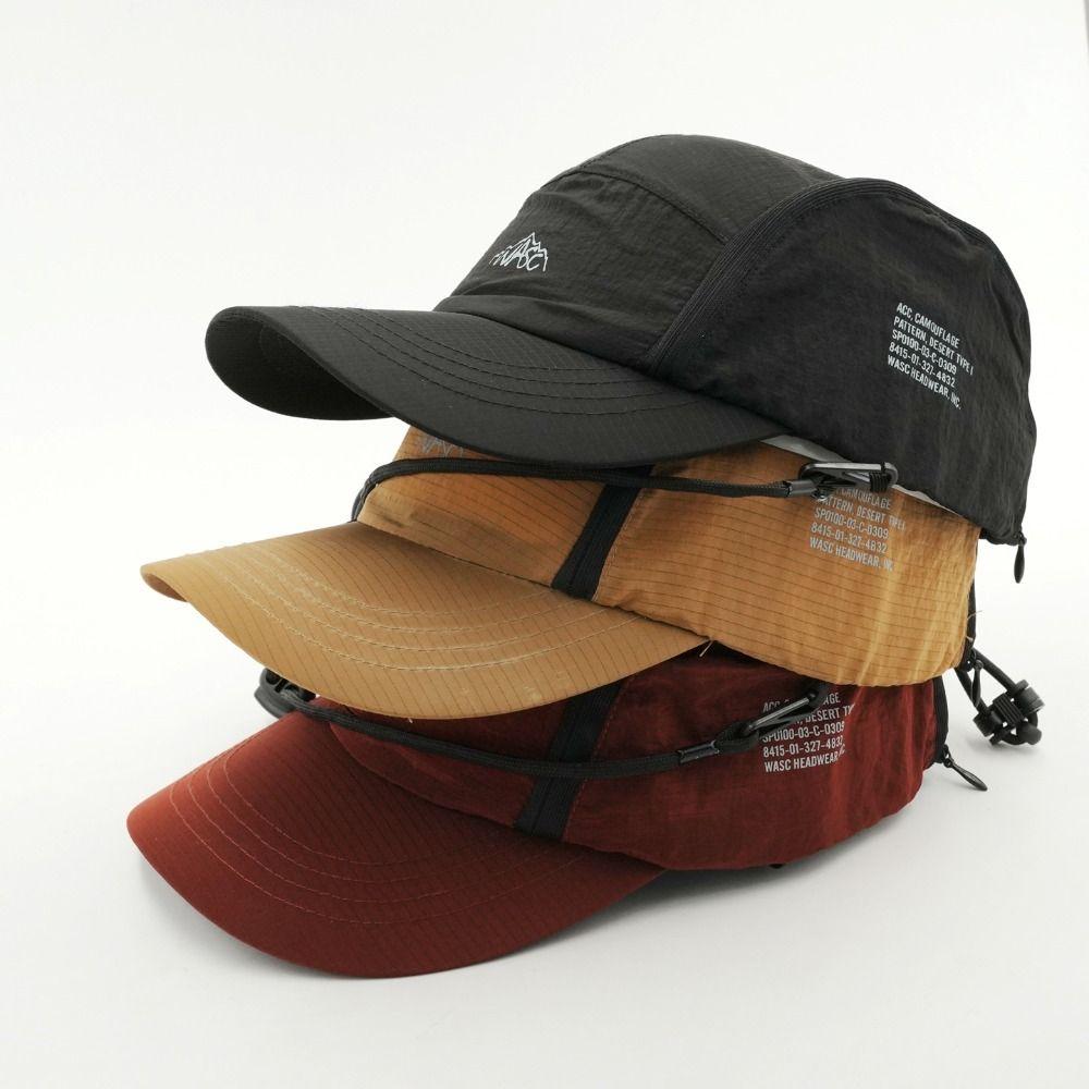 Breathable Baseball Hats Side Pocket Outdoor Hats Fashion Peaked Caps Men Women
