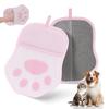 2Pcs Cute Pet Hair Remover Cat Paw Cat Hair Cleaning Glove Pet Grooming Glove  Cat Cleaning