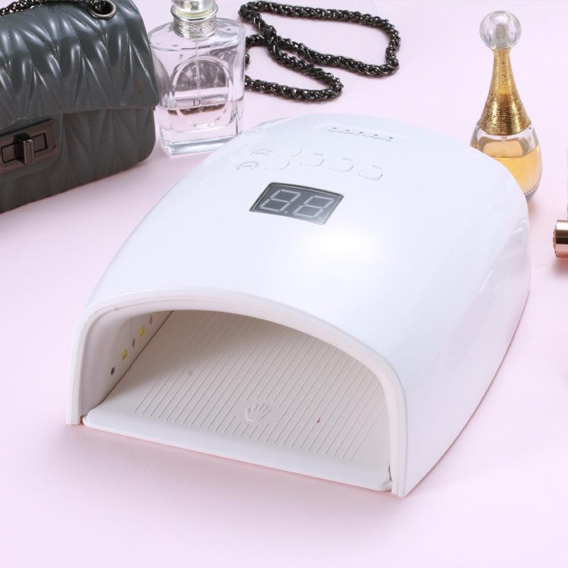 Вбудована батарея Перезаряджається УФ-лампа для нігтів 48 Вт Бездротова сушка для гель-лаку S10 Лампа для педикюру Манікюр Професійна світлодіодна лампа для нігтів