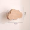 1pcs Wooden Hooks Cute Room Decor Hook Wall Keychain Coat Hook Home Door Wood Hook Hanger Kitchen Accessories Gadget