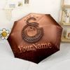 Galatasaray1 Personalized Name Umbrella Portable Automatic Umbrella Compact Durable 8-Rib Lightweight for Women/Men Outdoor Accessory