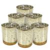 Mercury Glass Votive Tealight Candle Holders Handmade by GOLDENWELL for Weddings Parties and Home Decor