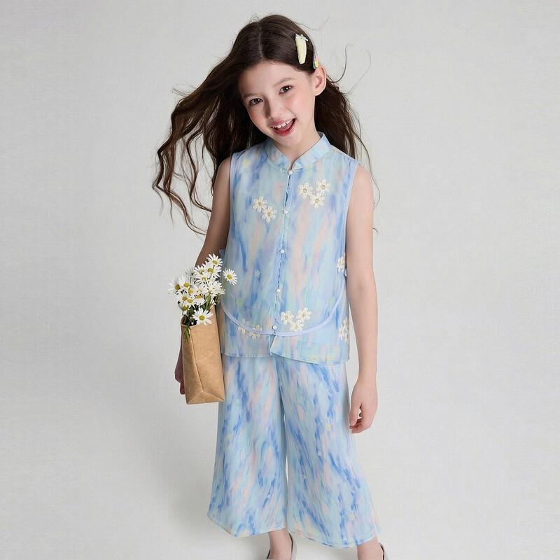 Deesha Girls' Summer National Style Outfit
