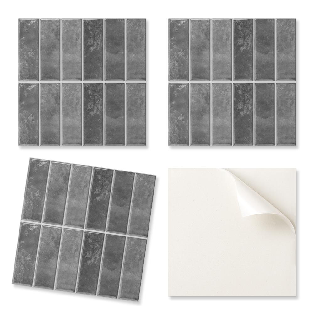 Zestaw Kafelków Winylowych Z Motywem Do Kuchni Salonu Geometryczny Układ Płytek 20X20X20 Cm