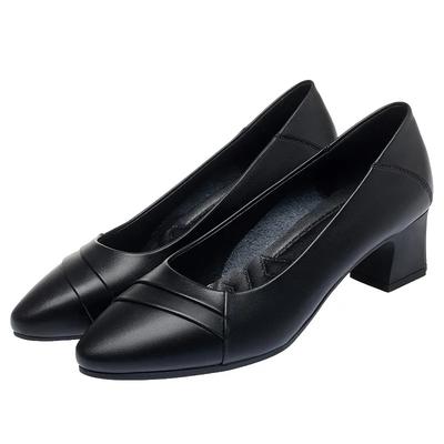 Cresfimix Zapatos De Mujer Wome Classic High Quality Spring Slip On Anti Skid High Heel Shoes Lady Casual Office Work Shoe Ba396