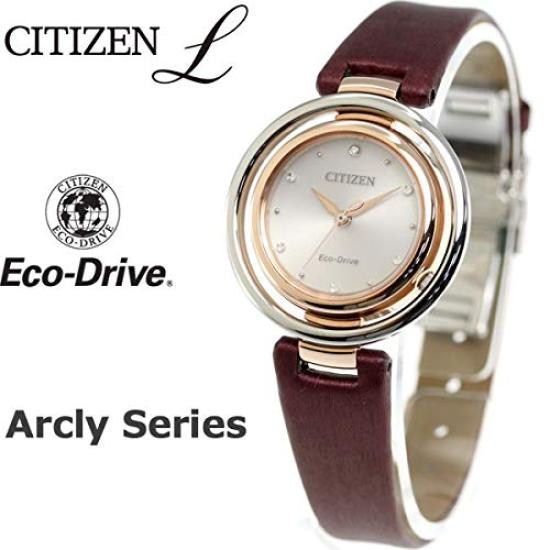 Citizen L Arcly Series Design Watch EM0669-21X Eco-Drive Kanon-inspired Women's