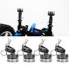4PCS Magnetic Invisible Stealth Shell Column for  SCX10 4WD HSP 1 10 RC Car with Slotting Black