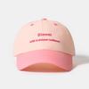 Spring And Summer Fashion Color Matching Letter Quick-Drying Cap Men'S And Women'S Sunshade Sunscreen Comfortable Baseball Cap