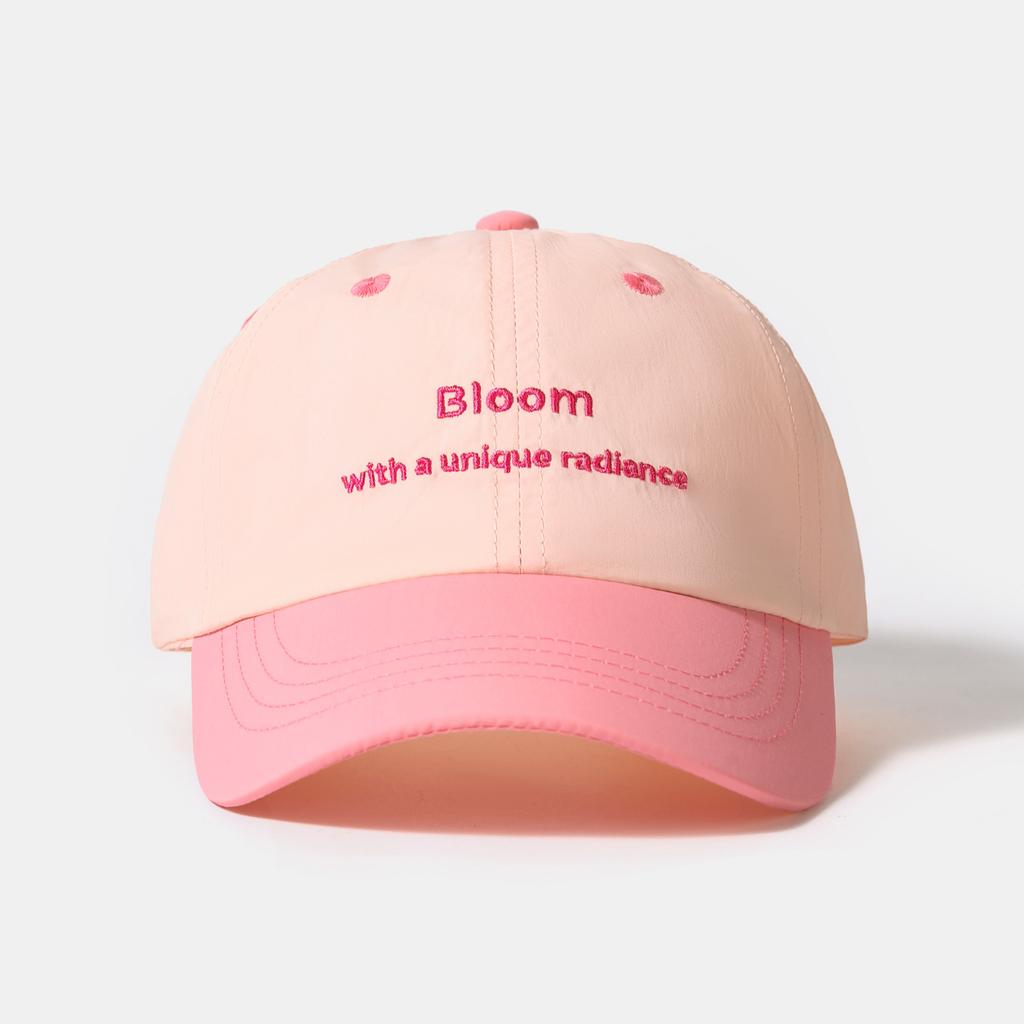 Spring And Summer Fashion Color Matching Letter Quick-Drying Cap Men'S And Women'S Sunshade Sunscreen Comfortable Baseball Cap