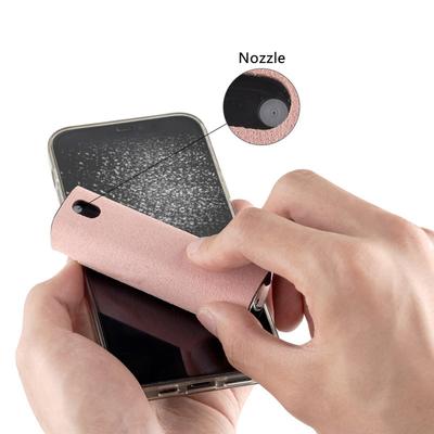 Portable 2 In 1 Phone Screen Cleaner Spray Dispensing Bottle Screen Cleaner Tool Soft Phone Pc Clean Polishing Cloth Glass Clean