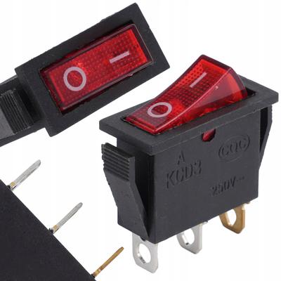 KCD3 Schakelaar – Hoge Duurzaamheid 15A 250V | AC Verlichting | 3 Pinnen voor Eenvoudige Integratie