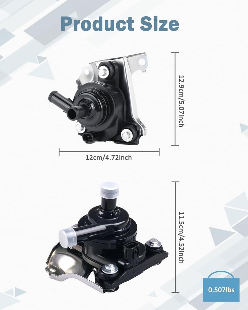 Toyota Prius 2004-2009 Hybrid Electric Pump Assembly Engine Cooling Inverter Pump Replacement 04000-32528/G9020-47031