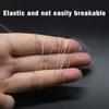 2Pcs Bait Elastic Thread Sea Fishing Tying Material Stretchy Clear Sea Fishing Line Keeping Bait on Hook