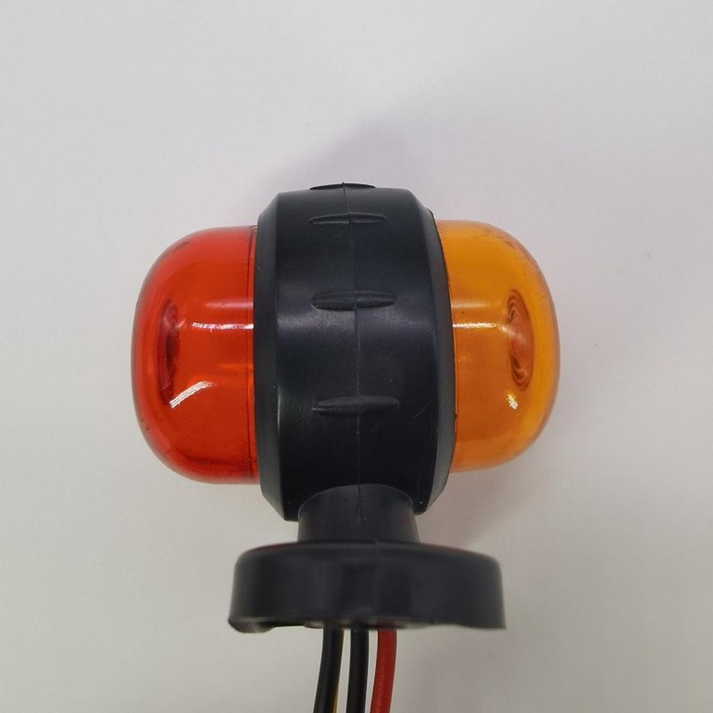 LKW Kotflügel Seitenmarkierungsblinker Ersatzbaugruppe Gelbe LED Linse Universal LKW Begrenzungsleuchten