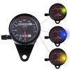 Motorcycle Digital Odometer Speedometer Gauge 160 km/h Max Speed LED Display Headlight Neutral Turn Signal Indicators Black