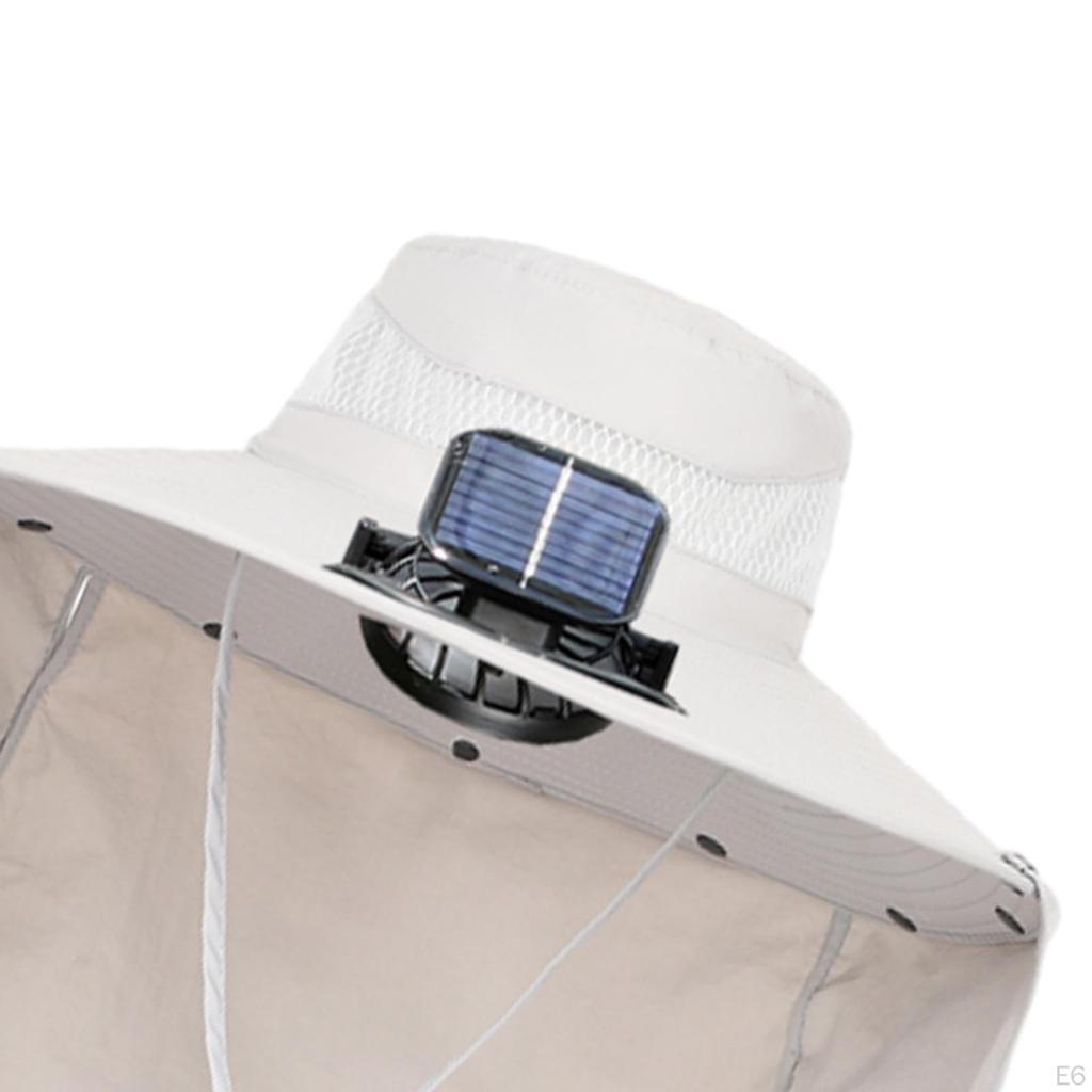 Cooling Fan Hats Solar Hat Fishing for Beach Outdoor Activities Sports