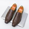 Fashion Spring New Men's Comfortable Anti Slip Large Casual Leather Shoes Fashion Brand Men's Foot Set Business Formal Leather Shoes