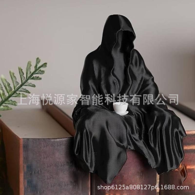 Mysterious Statue Gothic Mysterious Sculpture Garden or Bookshelf Decoration Explosion