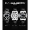 SANDA New Mechanical Men's Watch Calendar Digital Fashion Versatile Leather Fluorescent Men's Watch