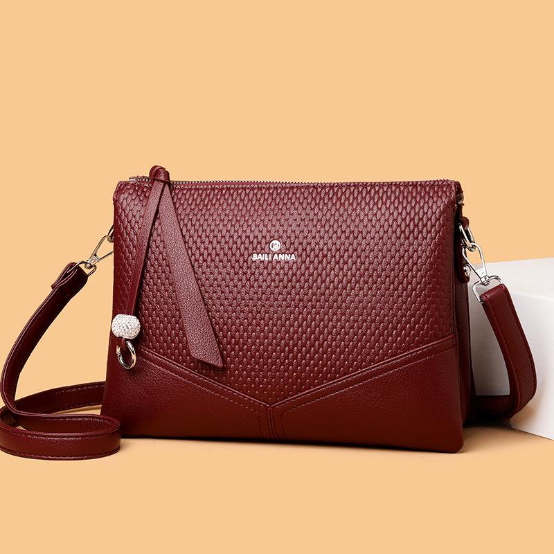 2025 New Women's Large Capacity Soft Leather Crossbody & Shoulder Travel Bag
