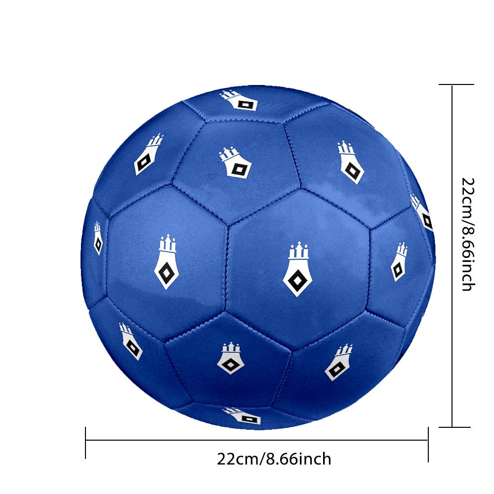 Hamburger SVIndoor Soccer Ball Colorful All Ages Machine Stitched PVC Competition Ready Durable High-Bounce