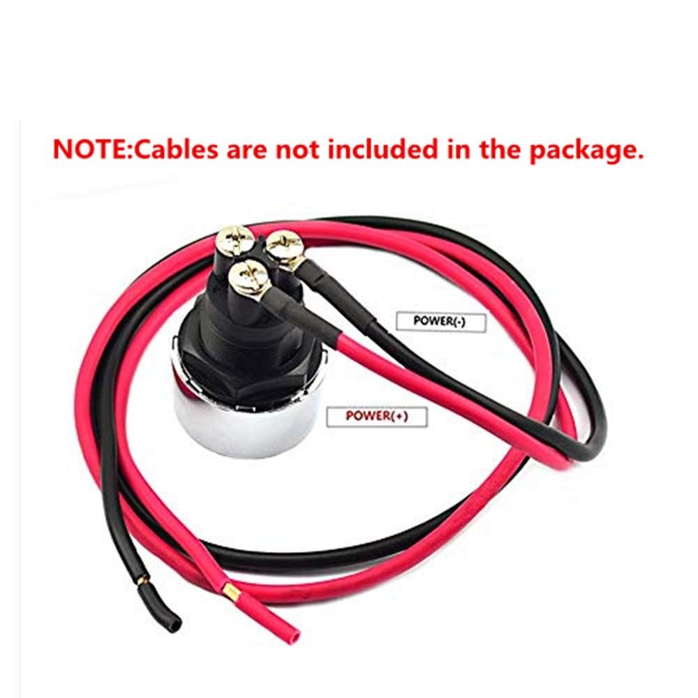 LED Illuminated Engine Start Switch Red Blue Green Ignition Starter Start Button  Automotive Use