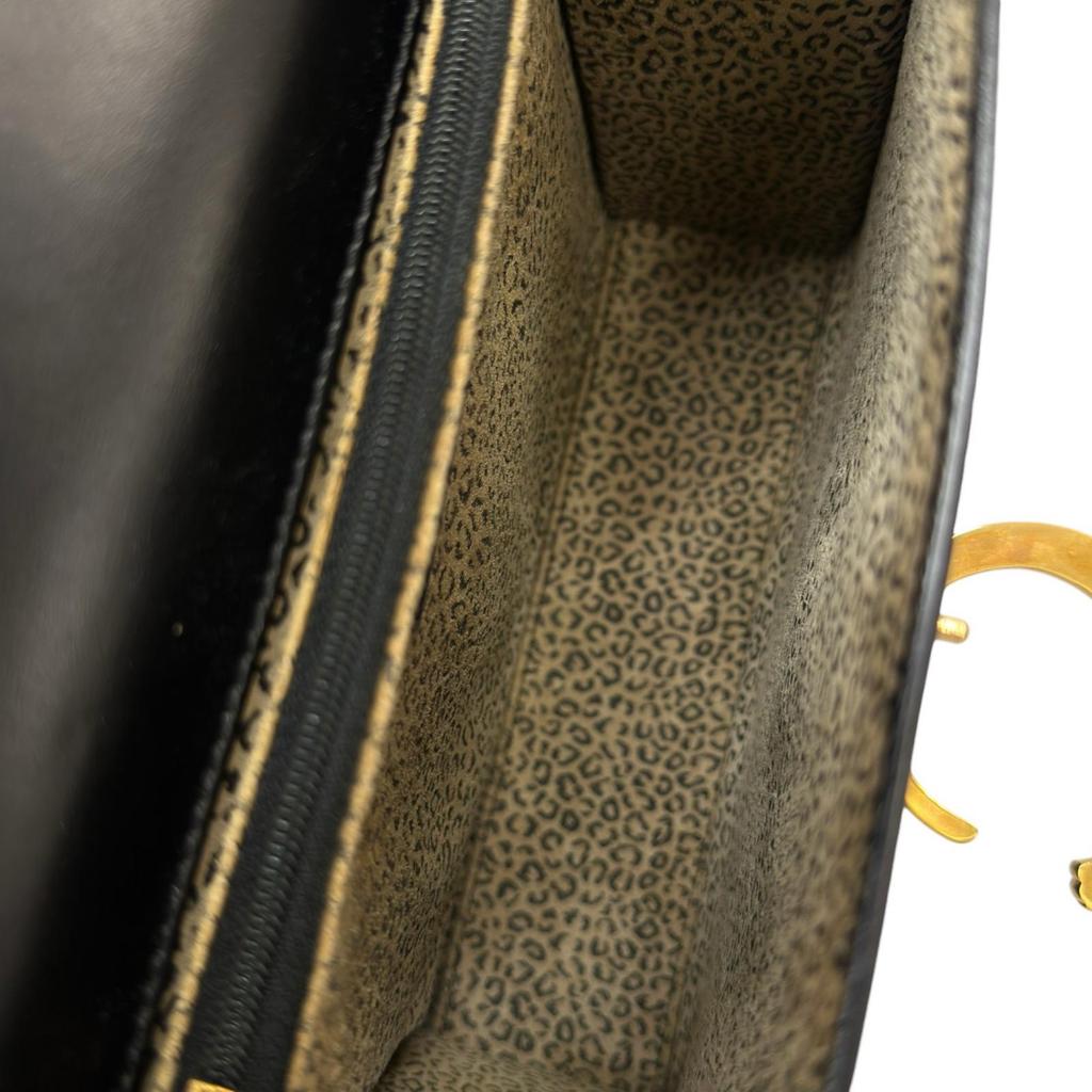 CARTIER PANTHERE Handbag black Women used