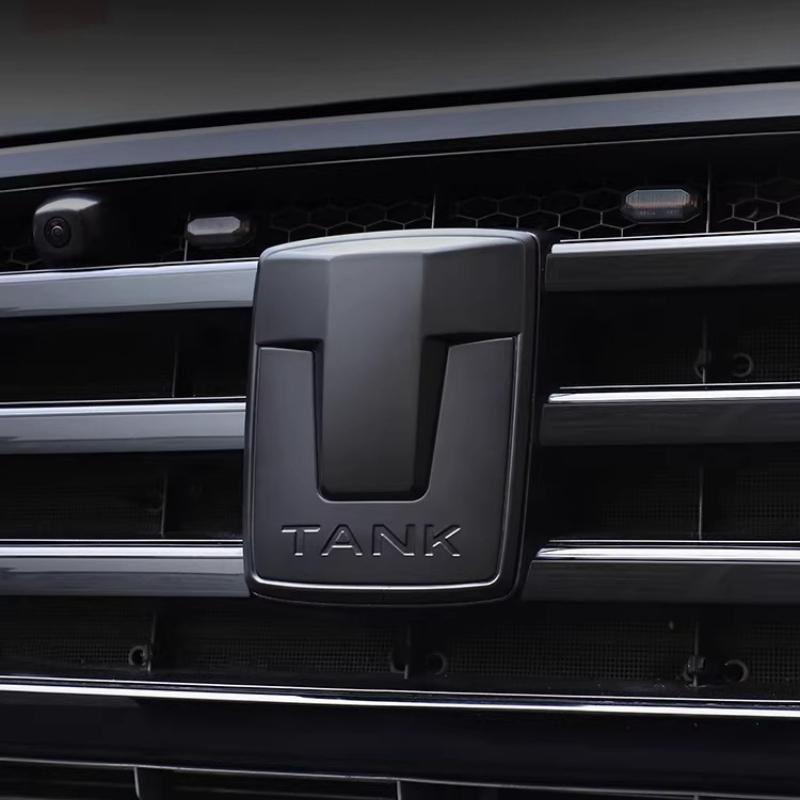 For GWM Tank 300 400 500 Car Front Emblem Sticker Wheel Hub Badges Steering Wheel Decoration Sticker Modification Accessories