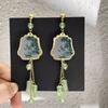 Steel Fun New China-Chic PingAn Buckle Koi Earrings Female Design Light Luxury Traditional Earrings Jewelry Accessories