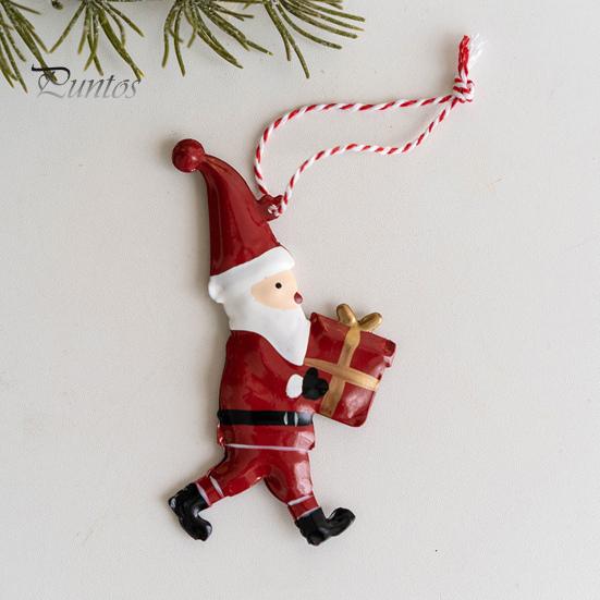 Pendentif de noël exquis en forme d'ange, soldat du père noël, pendentif d'arbre de noël pour décoration festive